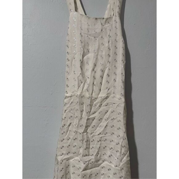 Club Monaco seanell flare ivory silver metallic design 0 - Picture 8 of 8